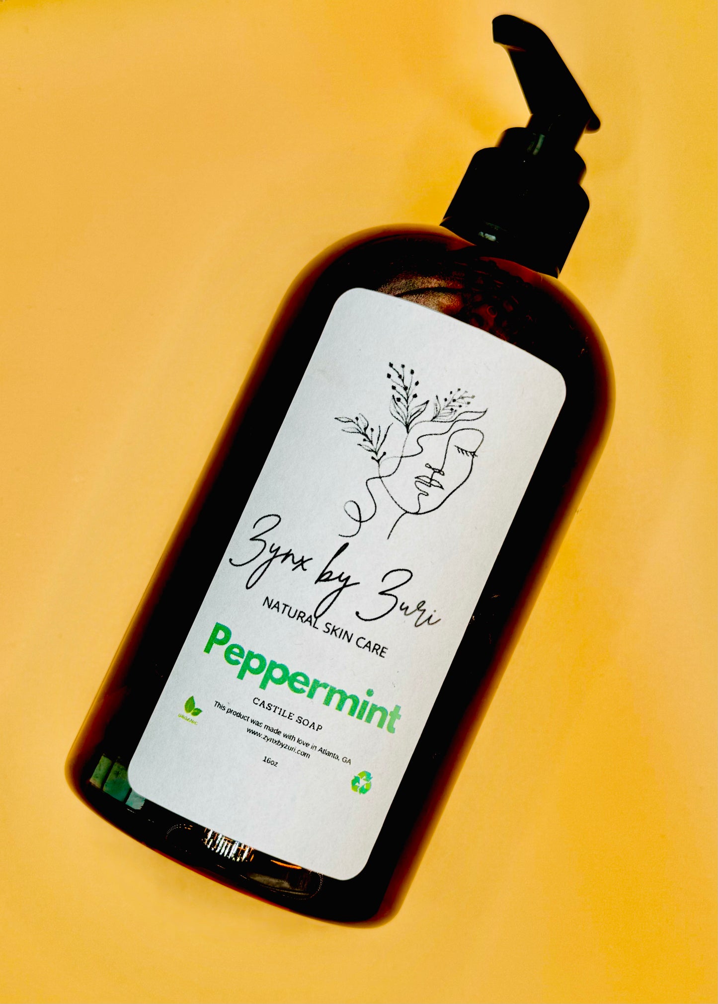 Peppermint Liquid Castille Soap